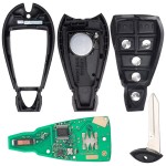 Dodge Dart 5 Button ID46 433Mhz Fobik Key 2012-2016 For M3N32297100 | Aftermarket